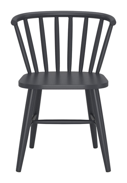 Zuo Modern Shio Aluminum Outdoor Dining Chair Black