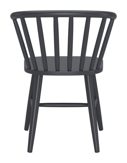 Zuo Modern Shio Aluminum Outdoor Dining Chair Black