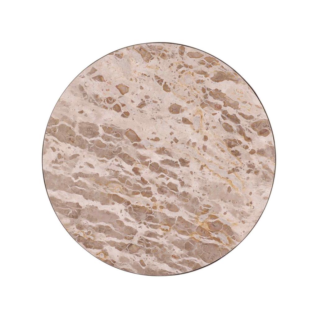 Shirley Marble Top Round Coffee Table