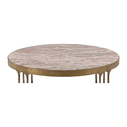 Shirley Marble Top Round Coffee Table
