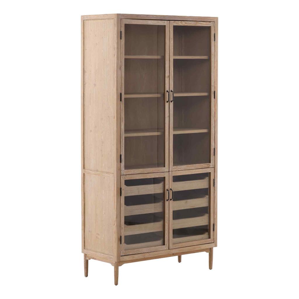 Furniture Classics Shirley Natural Wood Bookcase
