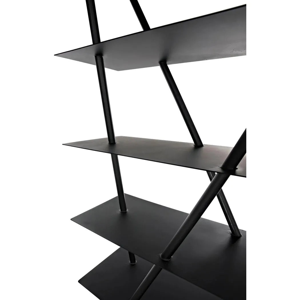 Siddhartha Bookcase, Black Metal