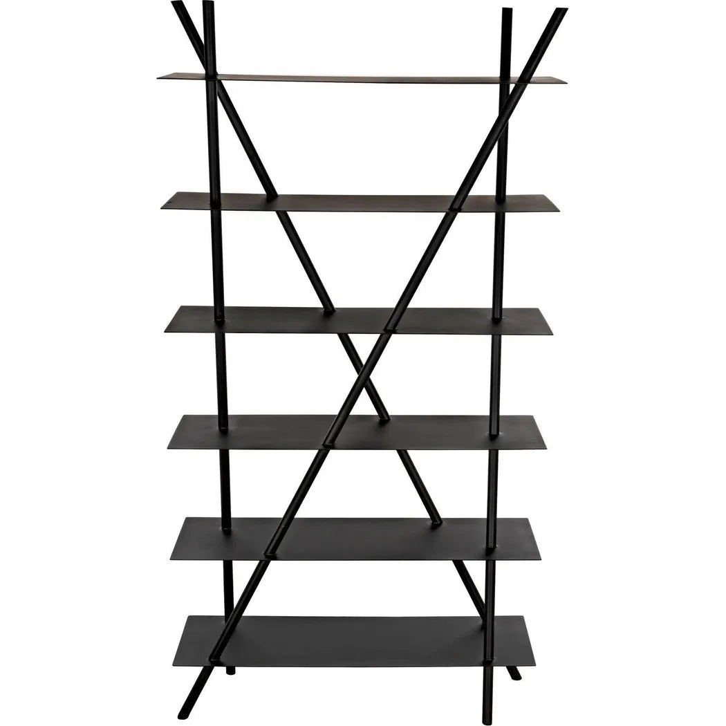 Siddhartha Bookcase, Black Metal