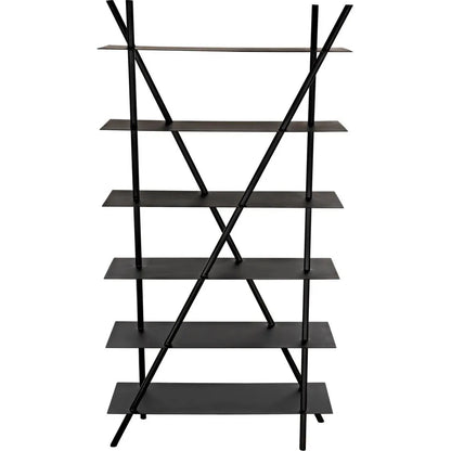 Siddhartha Bookcase, Black Metal