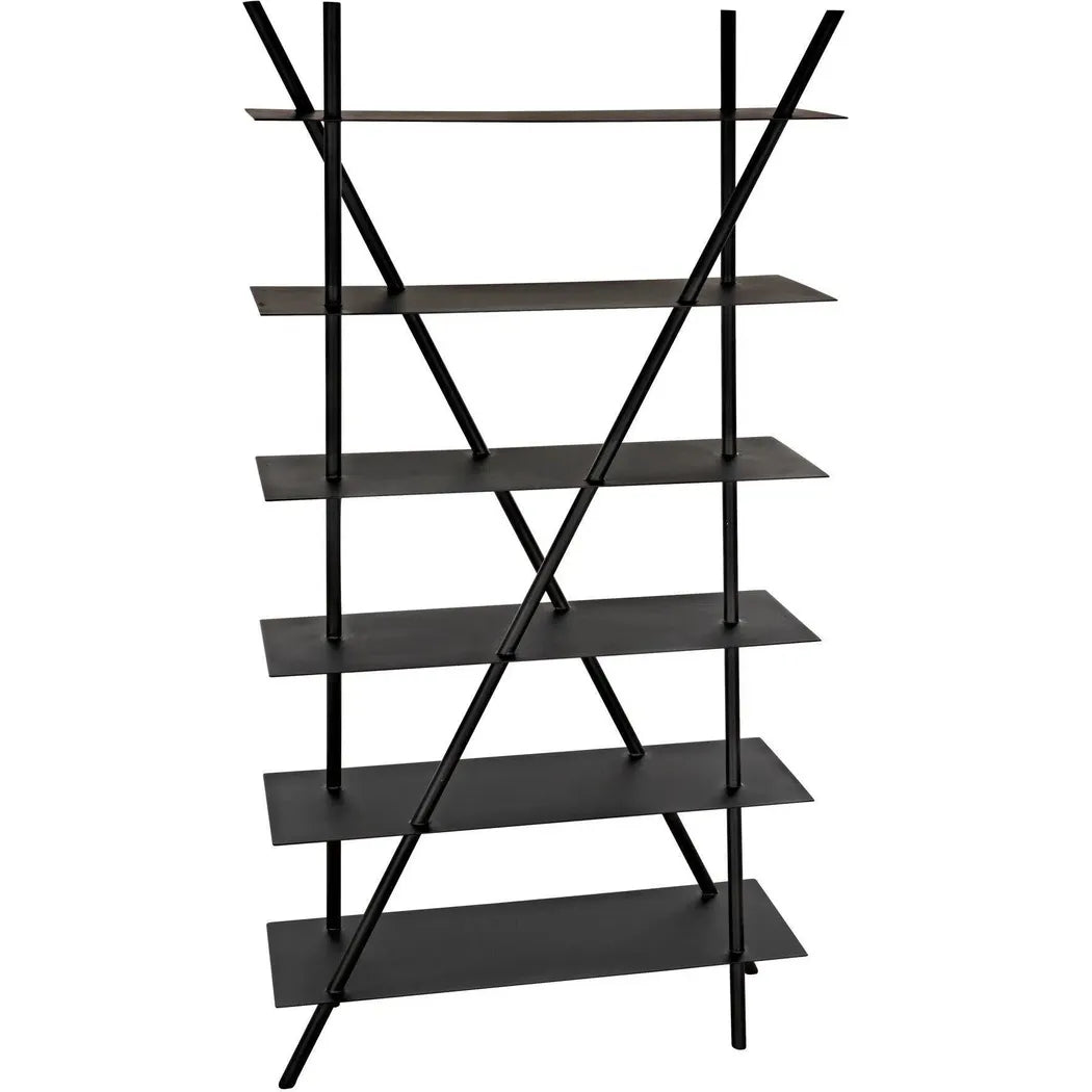 Siddhartha Bookcase, Black Metal