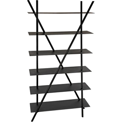 Siddhartha Bookcase, Black Metal