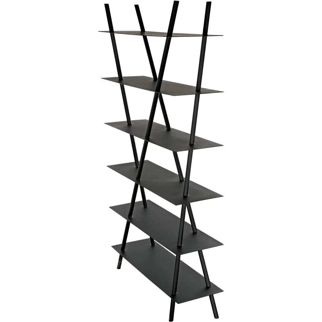 Siddhartha Bookcase, Black Metal
