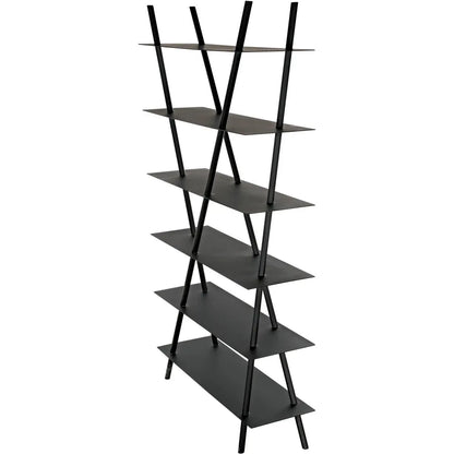 Siddhartha Bookcase, Black Metal