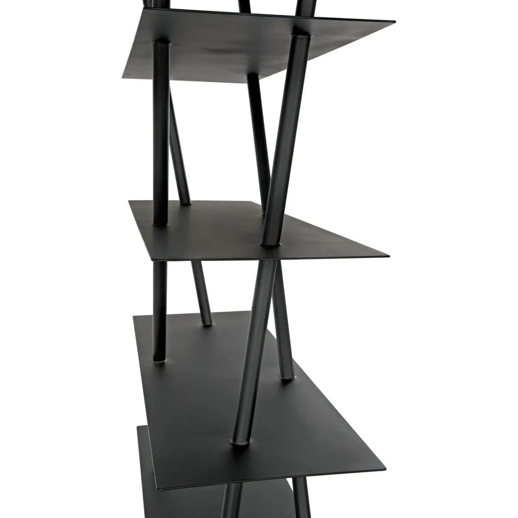 Siddhartha Bookcase, Black Metal
