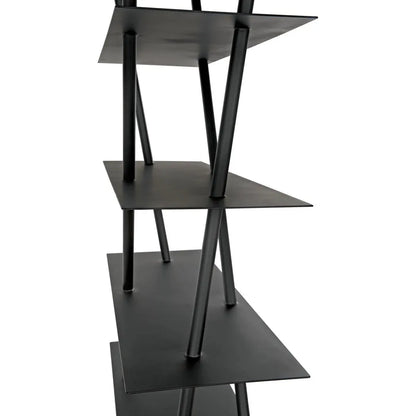 Siddhartha Bookcase, Black Metal