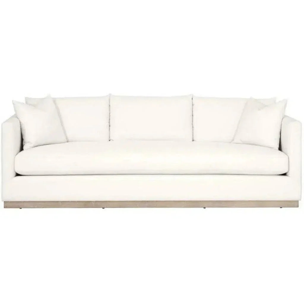 Essentials For Living Siena 96" Plinth Base Performance Fabric Sofa