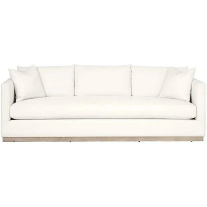 Essentials For Living Siena 96" Plinth Base Performance Fabric Sofa
