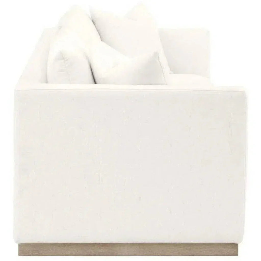 Essentials For Living Siena 96" Plinth Base Performance Fabric Sofa
