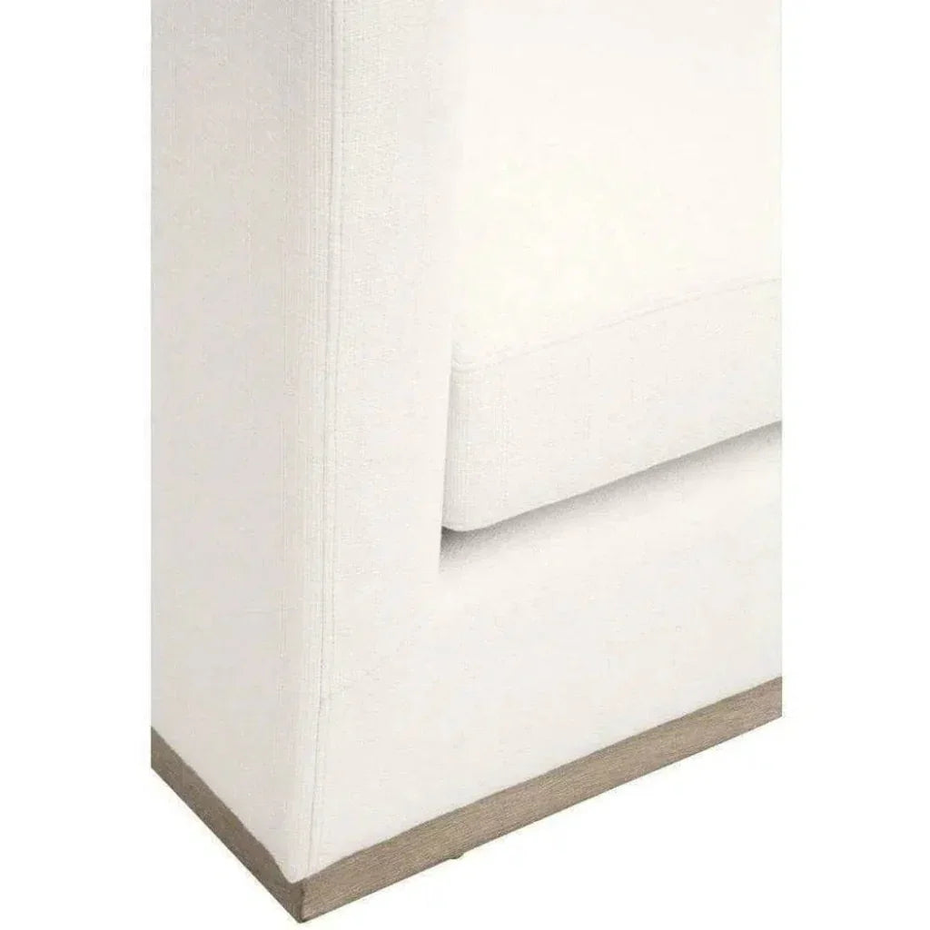 Essentials For Living Siena 96" Plinth Base Performance Fabric Sofa