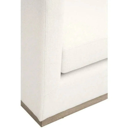 Essentials For Living Siena 96" Plinth Base Performance Fabric Sofa