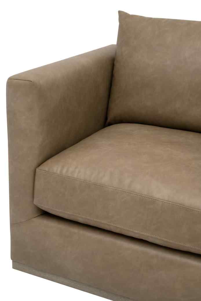 Siena Plinth Base Leather Swivel Club Chair