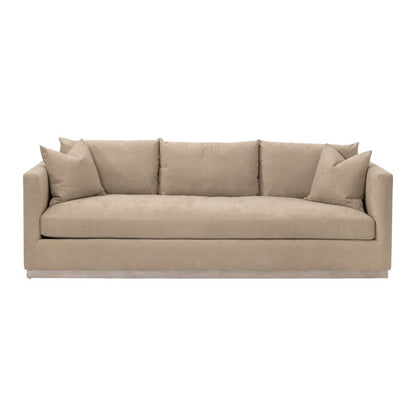 Essentials For Living Siena 96" Plinth Base Performance Fabric Sofa