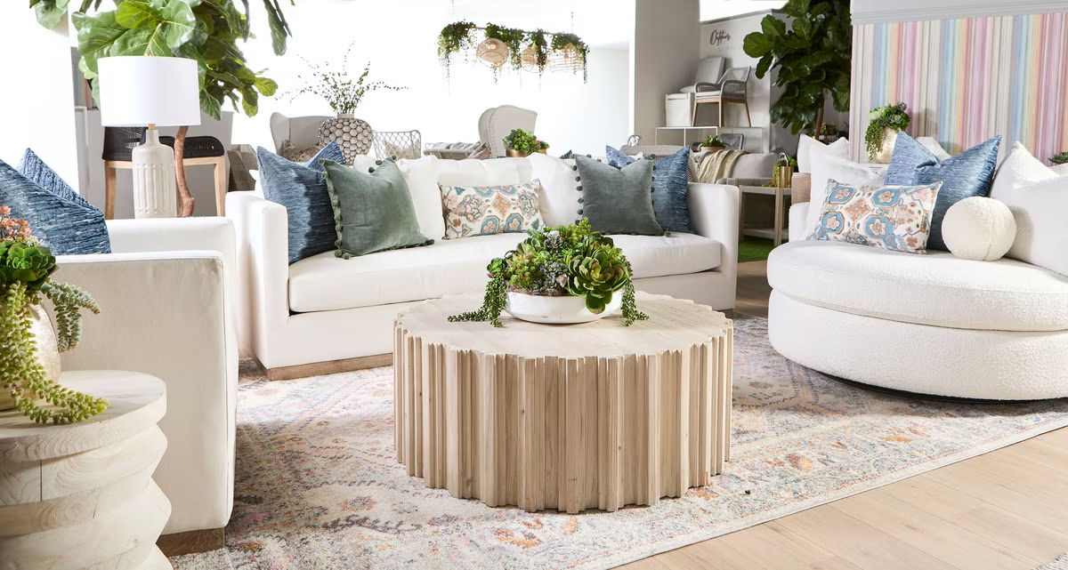 Essentials For Living Siena 96" Plinth Base Performance Fabric Sofa