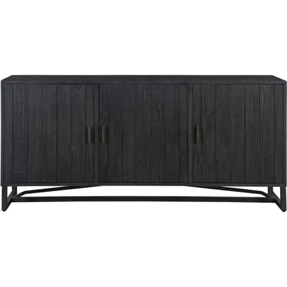 Moe's Home Sierra Wood and Steel Black Sideboard