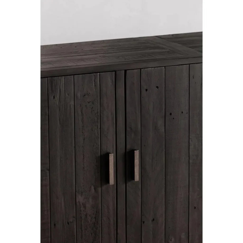 Moe's Home Sierra Wood and Steel Black Sideboard