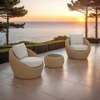 LH Home Siesta All Weather Wicker Outdoor Club Chair