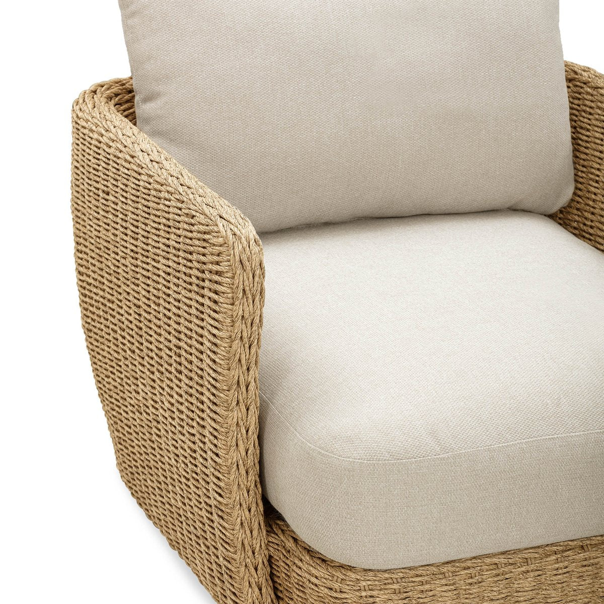 LH Home Siesta All-Weather Wicker Outdoor Club Chair