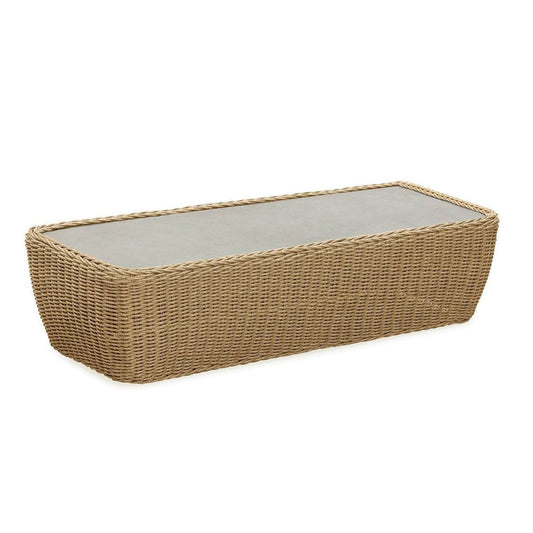 LH Home Siesta All-Weather Wicker Outdoor Coffee Table