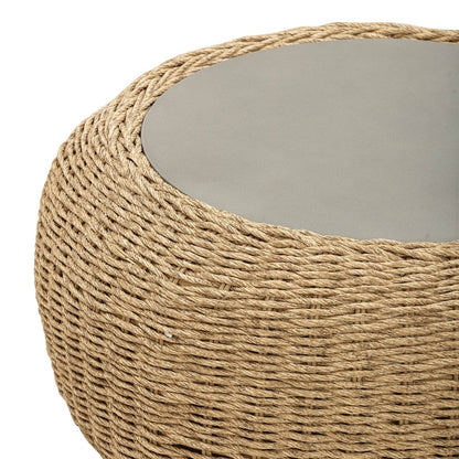LH Home Siesta All Weather Wicker Outdoor Side Table