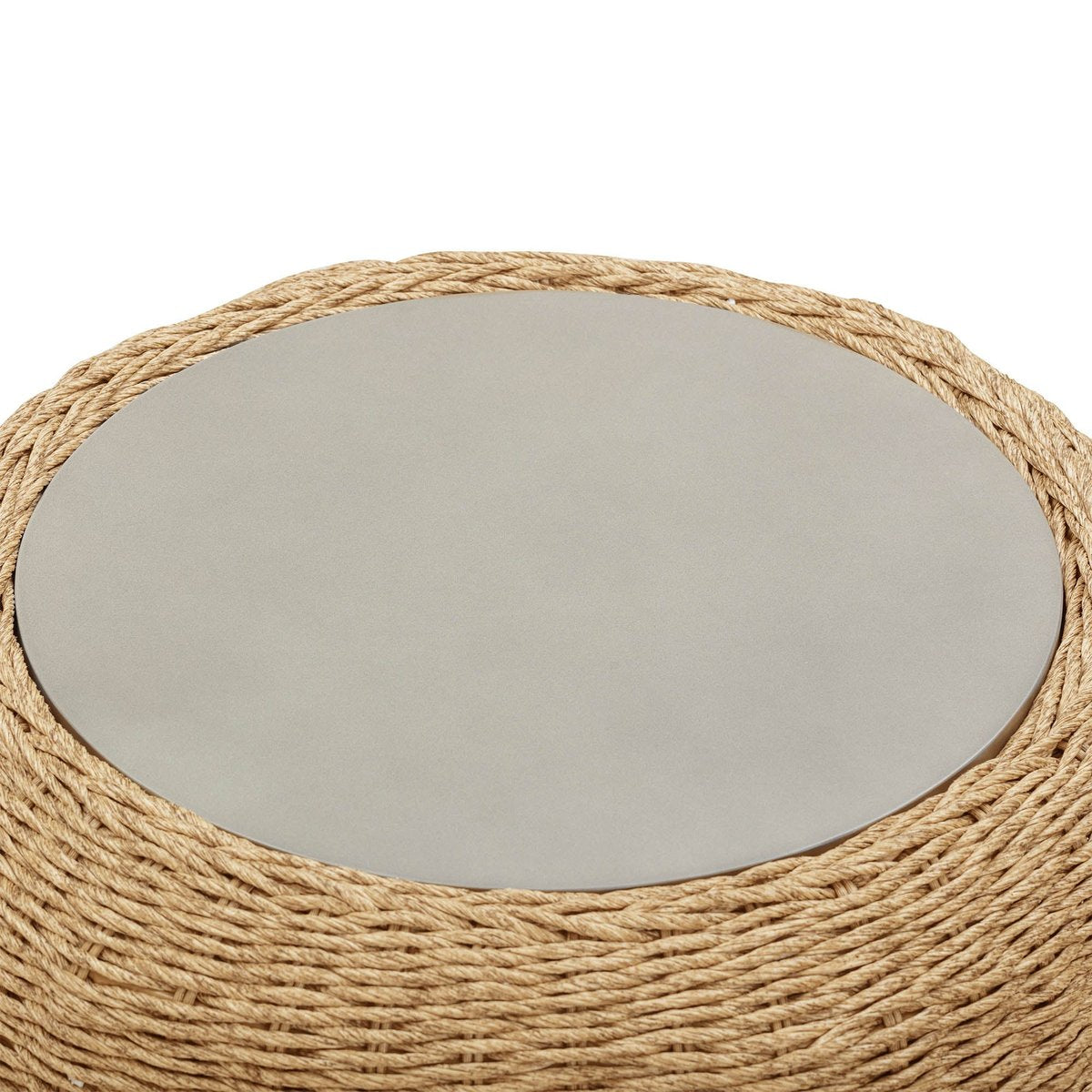 LH Home Siesta All Weather Wicker Outdoor Side Table