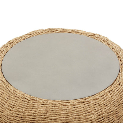 LH Home Siesta All Weather Wicker Outdoor Side Table