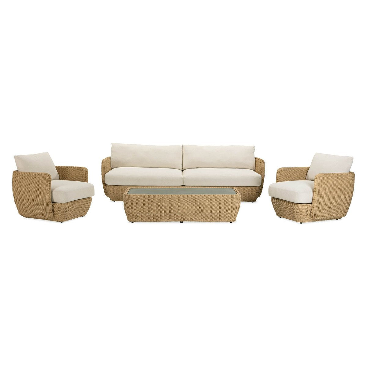 LH Home Siesta All-Weather Wicker Outdoor Sofa