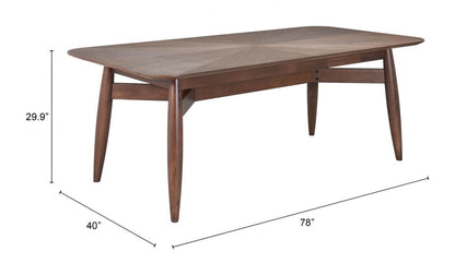 Zuo Modern Silea Wooden Rectangular Dining Table