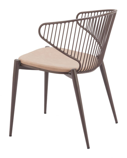 Zuo Modern Silues Faux Leather Dining Chair 2PC