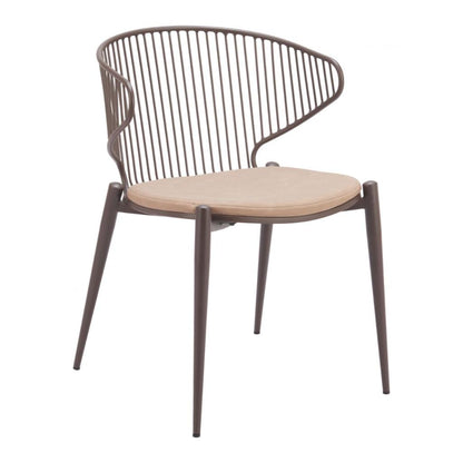 Zuo Modern Silues Faux Leather Dining Chair 2PC