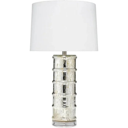Silver Glass Acrylic Irene Table Lamp - LOOMLAN - Jamie Young - Table Lamps
