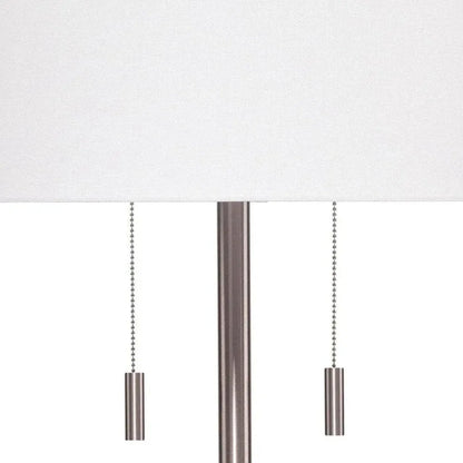 Silver Iron Lincoln Floor Lamp-Floor Lamps-Jamie Young-LOOMLAN