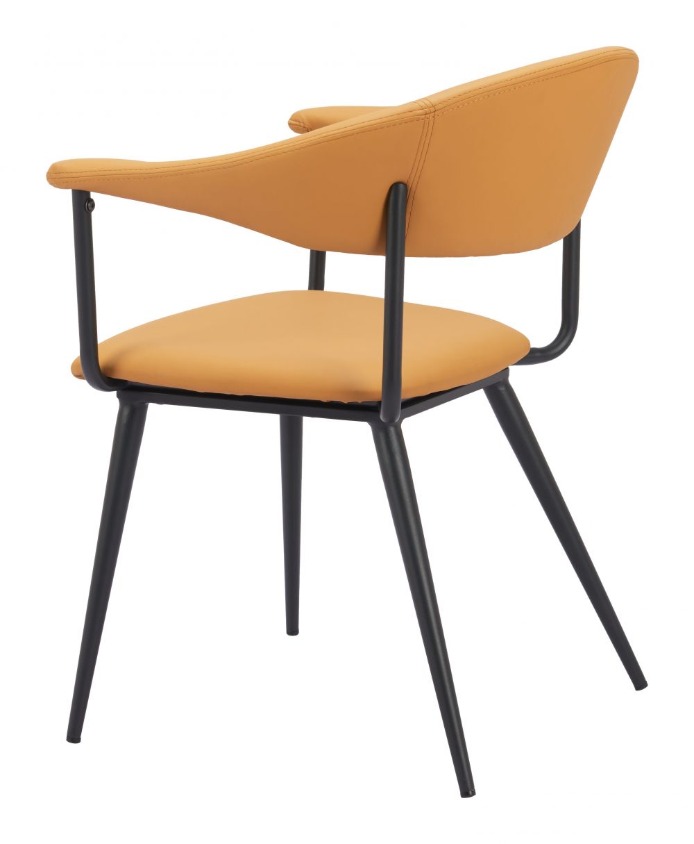 Zuo Modern Sima Faux Leather Dining Chair
