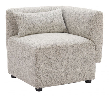 Zuo Modern Simu Textured Fabric Corner Chair