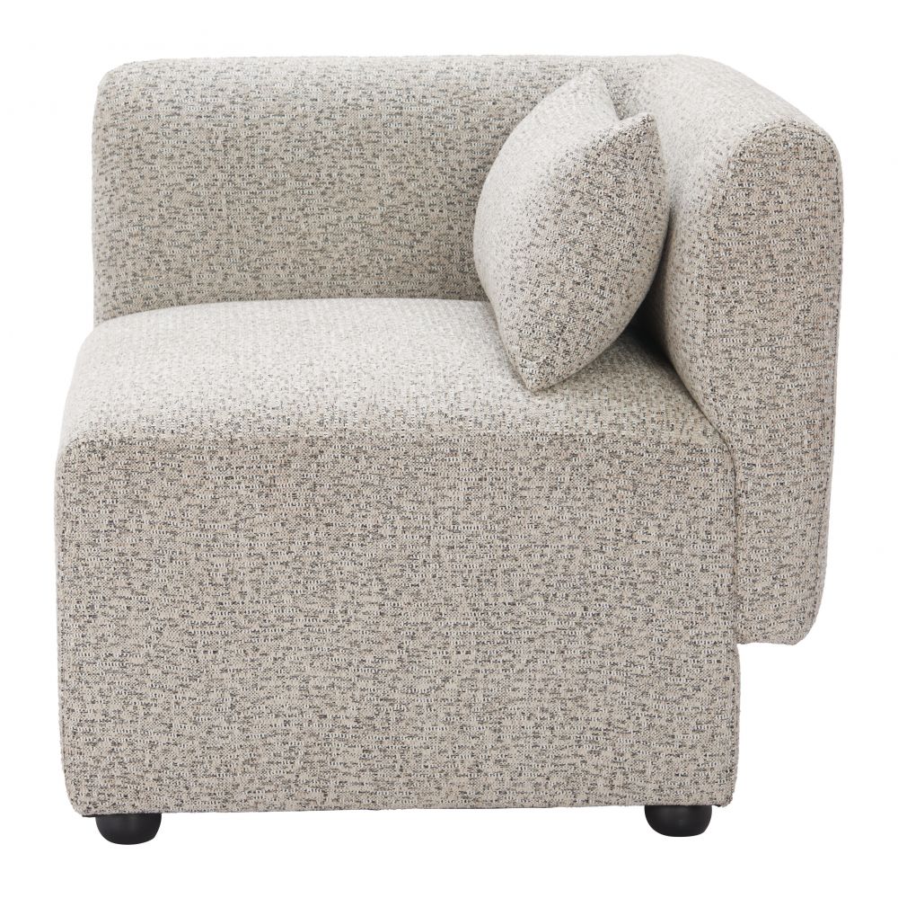 Zuo Modern Simu Textured Fabric Corner Chair