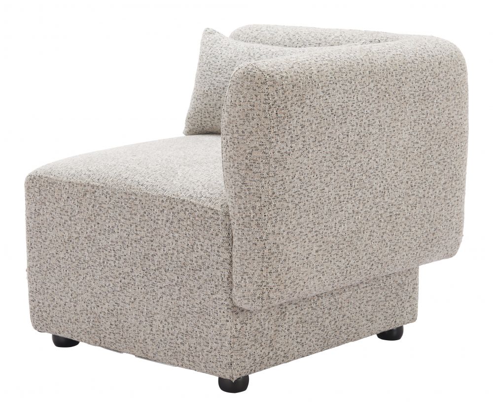 Zuo Modern Simu Textured Fabric Corner Chair