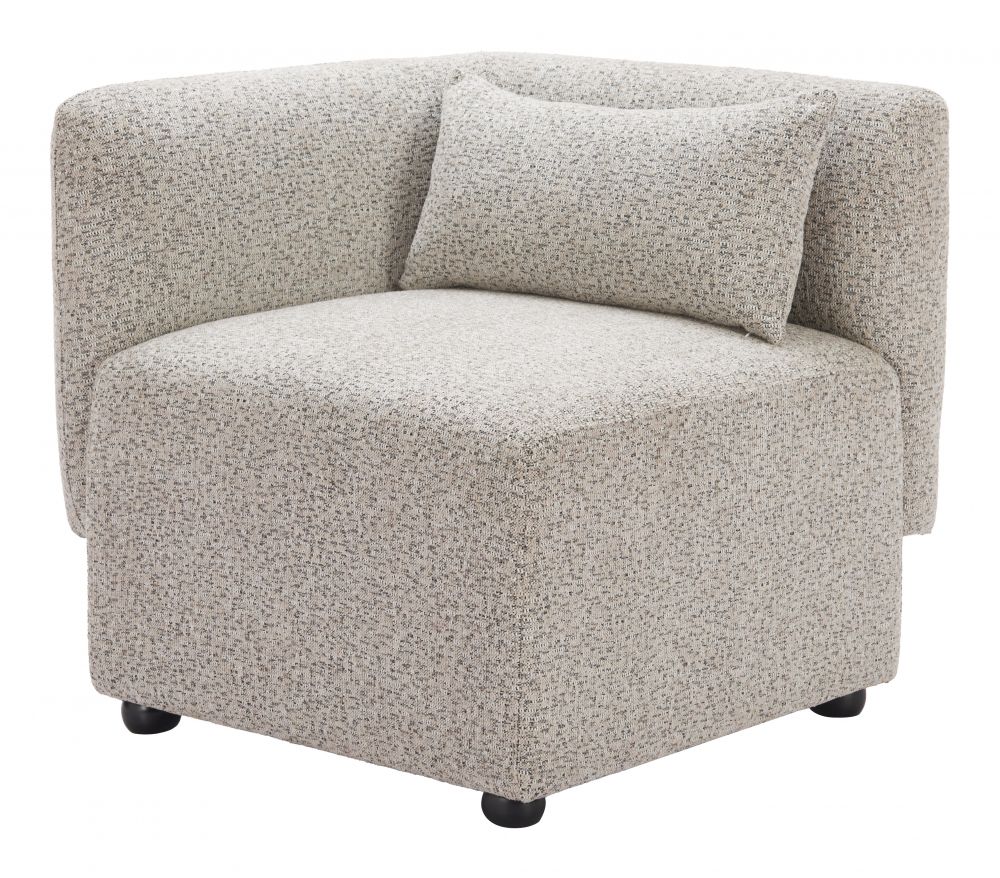 Zuo Modern Simu Textured Fabric Corner Chair