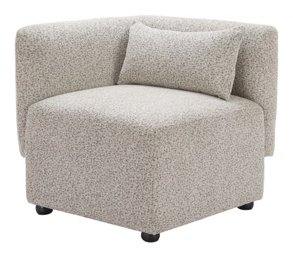 Zuo Modern Simu Textured Fabric Corner Chair