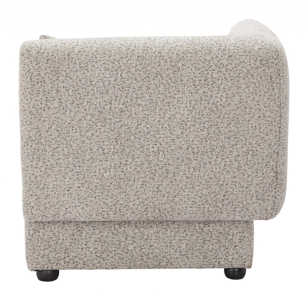 Zuo Modern Simu Textured Fabric Corner Chair