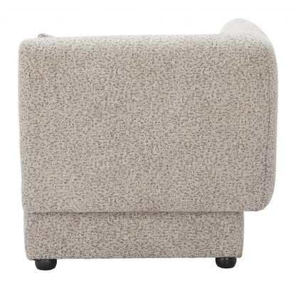 Zuo Modern Simu Textured Fabric Corner Chair
