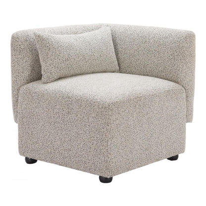 Zuo Modern Simu Textured Fabric Corner Chair