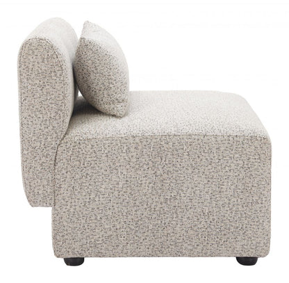 Zuo Modern Simu Textured Fabric Middle Chair