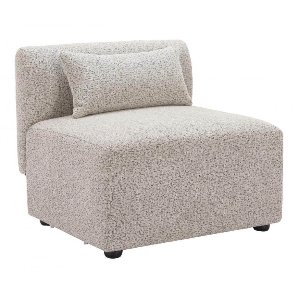 Zuo Modern Simu Textured Fabric Middle Chair