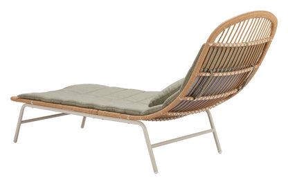 Zuo Modern Skim Olefin Fabric Outdoor Chaise Lounge