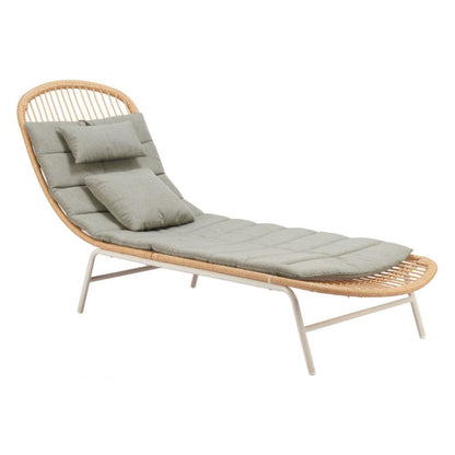 Zuo Modern Skim Olefin Fabric Outdoor Chaise Lounge