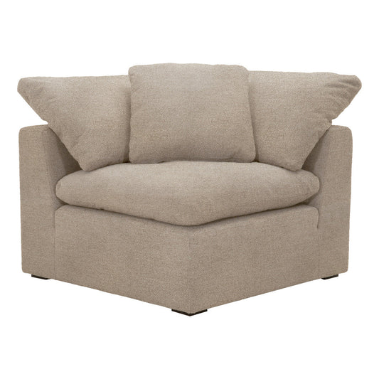 Essentials For Living Sky Modular Wood Brown Corner Chair
